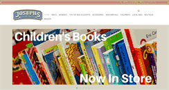 Desktop Screenshot of josephsdepartmentstore.com