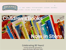 Tablet Screenshot of josephsdepartmentstore.com